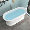 Solid Surface Resin Stone Flatbottom Freestanding Bathtub BS16