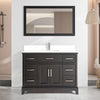 Bath Vanity with Engineered Marble Top with Basin and Mirror CVA