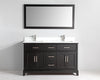 Bath Vanity with Engineered Marble Top with Basin and Mirror CVA DB