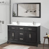 Bath Vanity with Engineered Marble Top with Basin and Mirror CVA DB