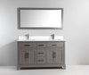 Bath Vanity with Engineered Marble Top with Basin and Mirror CVA DB