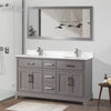 Bath Vanity with Engineered Marble Top with Basin and Mirror CVA DB