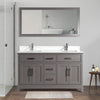 Bath Vanity with Engineered Marble Top with Basin and Mirror CVA DB