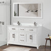 Bath Vanity with Engineered Marble Top with Basin and Mirror CVA DB