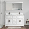 Bath Vanity with Engineered Marble Top with Basin and Mirror CVA DB