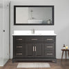 Bath Vanity with Engineered Marble Top with Basin and Mirror CVA