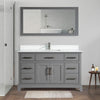 Bath Vanity with Engineered Marble Top with Basin and Mirror CVA