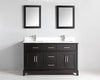 Bath Vanity with Engineered Marble Top with Basin and Mirror CVA DB