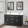 Bath Vanity with Engineered Marble Top with Basin and Mirror CVA DB