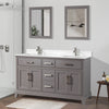 Bath Vanity with Engineered Marble Top with Basin and Mirror CVA DB