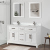 Bath Vanity with Engineered Marble Top with Basin and Mirror CVA DB