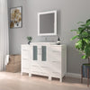 Bathroom Vanity with Ceramic Top and Mirror CVB24