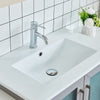 Bathroom Vanity with Ceramic Top and Mirror CVB24