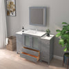 Bathroom Vanity with Basin Vanity Ceramic Top and Mirror CVB30