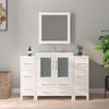 Bathroom Vanity with Basin Vanity Ceramic Top and Mirror CVB30