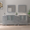 Bathroom Vanity with Basin Vanity Ceramic Top and Mirror CVB30