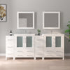 Bathroom Vanity with Basin Vanity Ceramic Top and Mirror CVB30