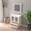 Bathroom Vanity with Basin Vanity Ceramic Top and Mirror CVB30