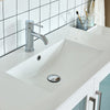 Bathroom Vanity with White Ceramic Top and Mirrors CVB36