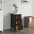 Bath Vanity Side Cabinet with Engineered Marble Top CVC12