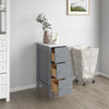 Bath Vanity Side Cabinet with Engineered Marble Top CVC12