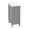 Bath Vanity Side Cabinet with Engineered Marble Top CVC12