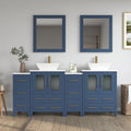 Bathroom Vanity with Basin Engineered Marble Top and Mirror CVC24