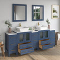 Bathroom Vanity with Basin Engineered Marble Top and Mirror CVC24