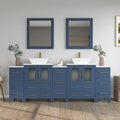 Bathroom Vanity with Basin Engineered Marble Top and Mirror CVC24