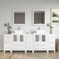 Bathroom Vanity with Basin Engineered Marble Top and Mirror CVC24