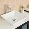 Bathroom Vanity with White Engineered Marble Top and Mirror CVC36