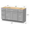 Bath Vanity Cabinet CVD 12-1 KIT