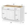 Bath Vanity Cabinet CVD 12-1 KIT