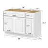 Bath Vanity Cabinet CVD 12-1 KIT