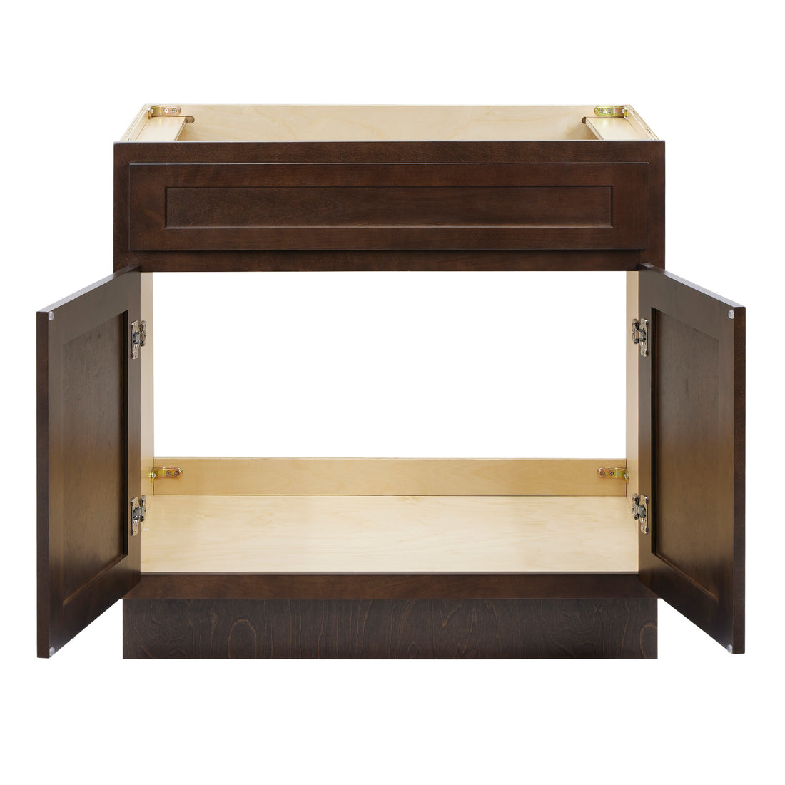 33 x 21 x 32.5 In. Two-Drawer Vanity Cabinet Without Sink