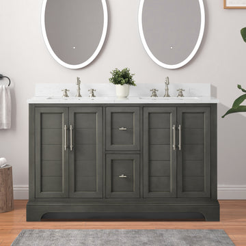 Bath Vanity with Engineered Marble Top CVE DB