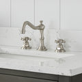close up of 72x22x34.5’’ Double Sink Freestanding Bathroom Vanity with Stone Top