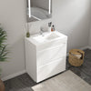 Bathroom Vanity Top in White Resin CVF WF