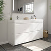 Bathroom Vanity Top in White Resin CVF WF