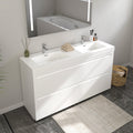 Bathroom Vanity Top in White Resin CVF WF
