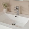 Bathroom Wall Hung Vanity Top in White Resin CVF DB