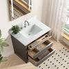 Single Sink Bathroom Vanity with Engineered Marble Top CVH