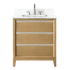 Single Sink Bathroom Vanity with Engineered Marble Top CVH