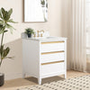 Single Sink Bathroom Vanity with Engineered Marble Top CVH