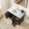 Single Sink Bathroom Vanity with Engineered Marble Top CVH