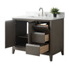 Single Sink Bathroom Vanity with Engineered Marble Top CVH