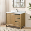 Single Sink Bathroom Vanity with Engineered Marble Top CVH