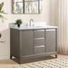 Single Sink Bathroom Vanity with Engineered Marble Top CVH