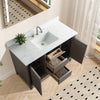 Single Sink Bathroom Vanity with Engineered Marble Top CVH