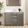 Single Sink Bathroom Vanity with Engineered Marble Top CVH